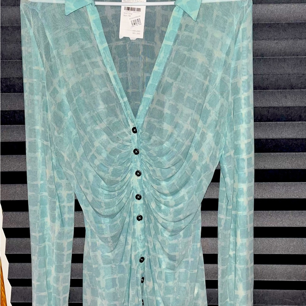 Free People sheer blouse.  New with tags.